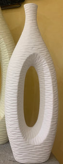 Vaso ceramica bianco Ogiva