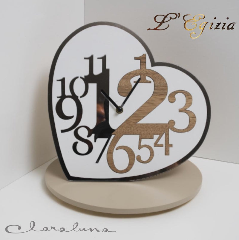 Bomboniera matrimonio claraluna 2021 orologio cuore grande 21652