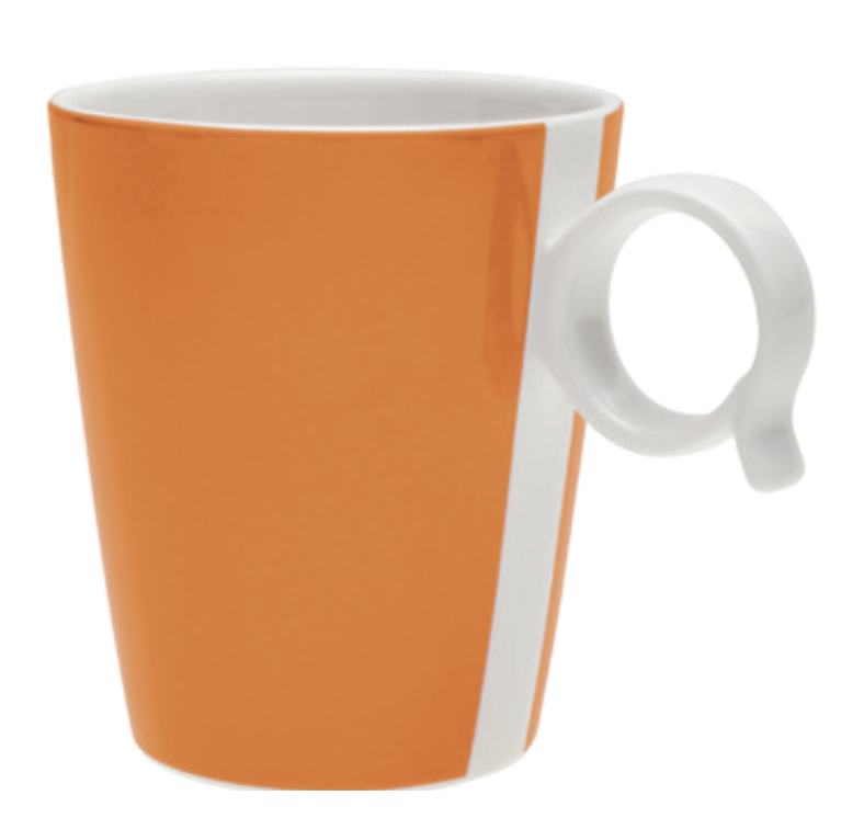 set 4 tazze Mug Bandy Orange GB - L'Egizia