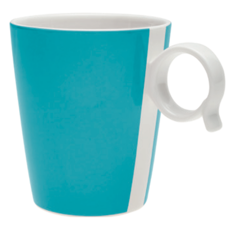 set 4 tazze Mug Bandy Turquoise GB - L'Egizia