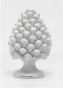 PIGNA BIANCO LUCIDO h. 11 cm VERUS CERAMICHE - L'Egizia