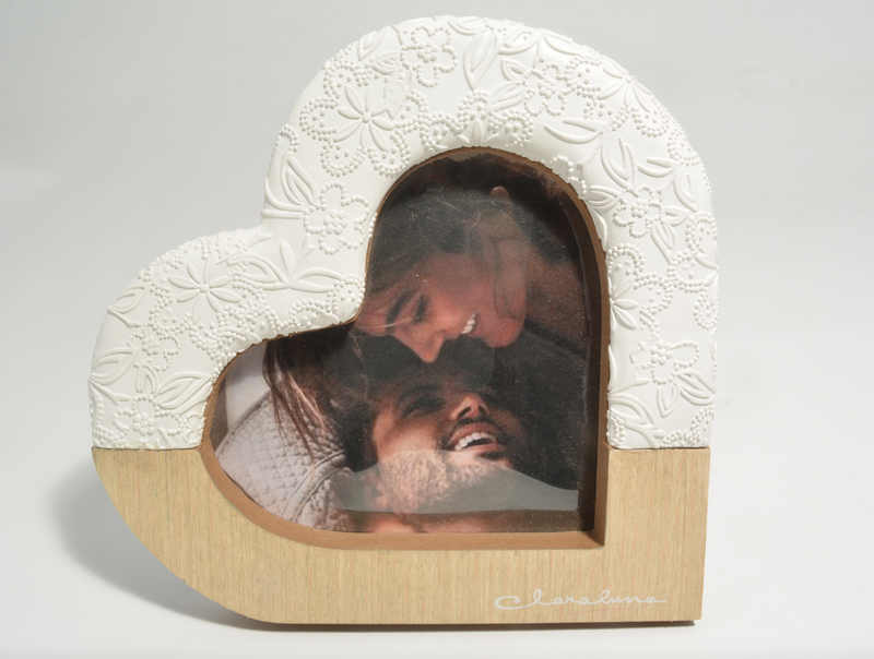 Bomboniera matrimonio Claraluna Portafoto 20005, linea Wooden,scatola regalo freeshipping - L'Egizia