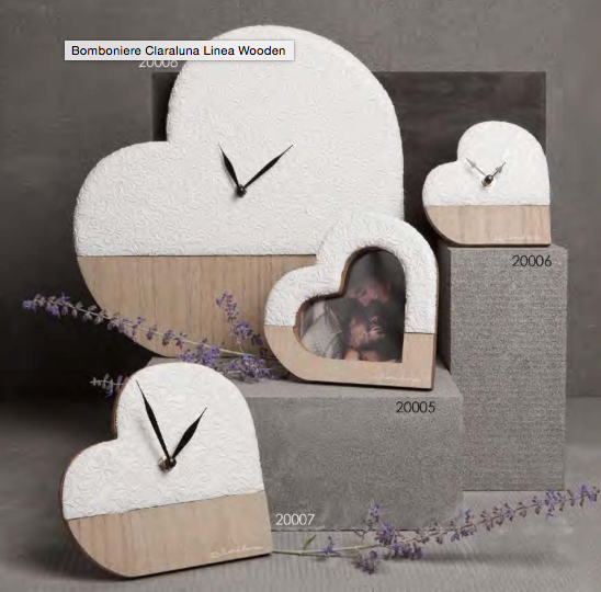 Bomboniera matrimonio Claraluna Portafoto 20005, linea Wooden,scatola regalo freeshipping - L'Egizia