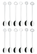 Bomboniera Sambonet set 12 cucchiaini Party Portafortuna art.52550C97 freeshipping - L'Egizia