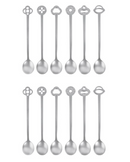 Bomboniera Sambonet set 12 cucchiaini Party Portafortuna art.52550C97 freeshipping - L'Egizia