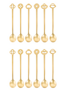 Bomboniera Sambonet set 12 cucchiaini Party Oriental art. 52550C82 freeshipping - L'Egizia