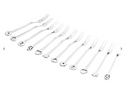 Bomboniera Sambonet set 12 forchettine Party Portafortuna art. 52550C98 freeshipping - L'Egizia