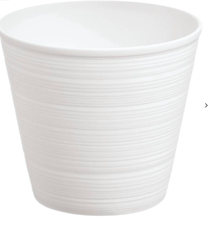 Bomboniera Sambonet  Vaso porcellana bianca  con rilievo a righe art. 56662-06 freeshipping - L'Egizia