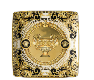 Bomboniera Versace Gala Prestige coppetta quadrata piana cm. 12 freeshipping - L'Egizia