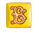 Bomboniera Rosenthal Versace Holiday Alphabet lettera B coppetta quadrata piana cm. 12 freeshipping - L'Egizia