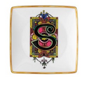 Bomboniera  Rosenthal Versace Holiday Alphabet lettera S coppetta quadrata piana cm. 12 freeshipping - L'Egizia