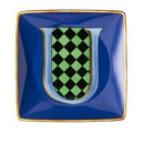 Bomboniera  Rosenthal Versace Holiday Alphabet lettera U coppetta quadrata piana cm. 12 freeshipping - L'Egizia