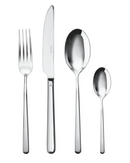 Sambonet  Servizio 24 pz monoblocco in acciaio inox argentato - LINEAR - L'Egizia