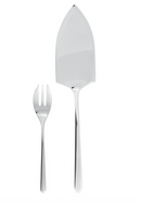 Sambonet Set 6 forchette dolce e pala torta Linear - L'Egizia