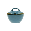 CONCERTO BLU AVIO set 2 pezzi Zuccheriera con coperchio 250 cc; Ø 11 cm - L'Egizia