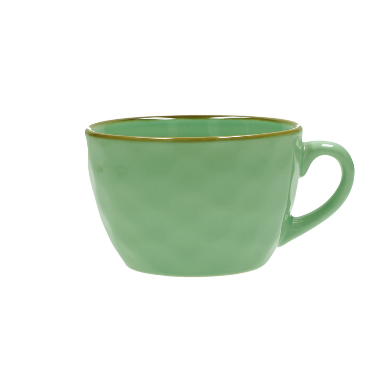 CONCERTO VERDE ACQUA set 4 pezzi Tazza Colazione 420 cc - L'Egizia