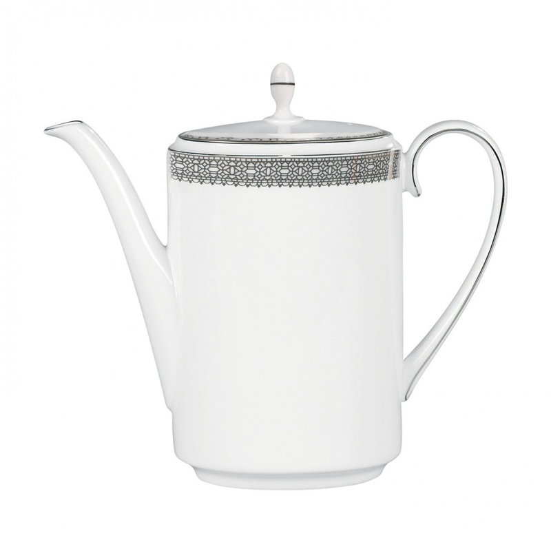 Vera Wang Lace Platinum Coffee Pot - L'Egizia