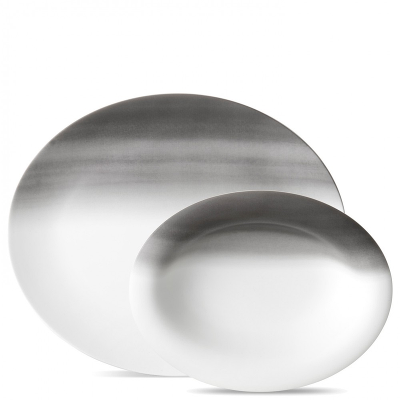 Vera Wang Degradée Serving Set: Open Vegetable Dish & Oval Serving Dish/Platter (Temporarily Out Of Stock) - L'Egizia