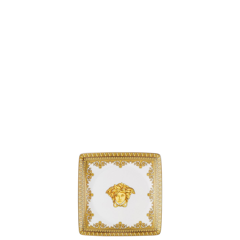 Versace Baroque Bianco Schälchen quadratisch 12 cm flach (Attualmente non disponibile) - L'Egizia