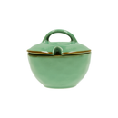 CONCERTO VERDE ACQUA set 2 pezzi Zuccheriera con coperchio 250 cc; Ø 11 cm - L'Egizia