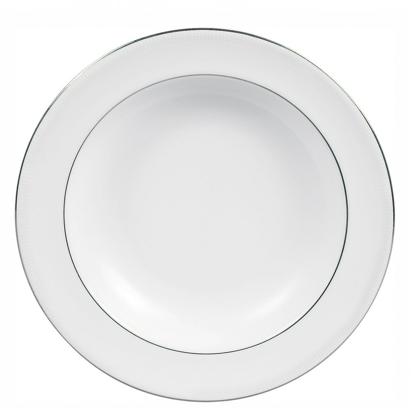 Vera Wang Blanc Sur Blanc Pasta Plate 28cm (Temporarily Out Of Stock) - L'Egizia