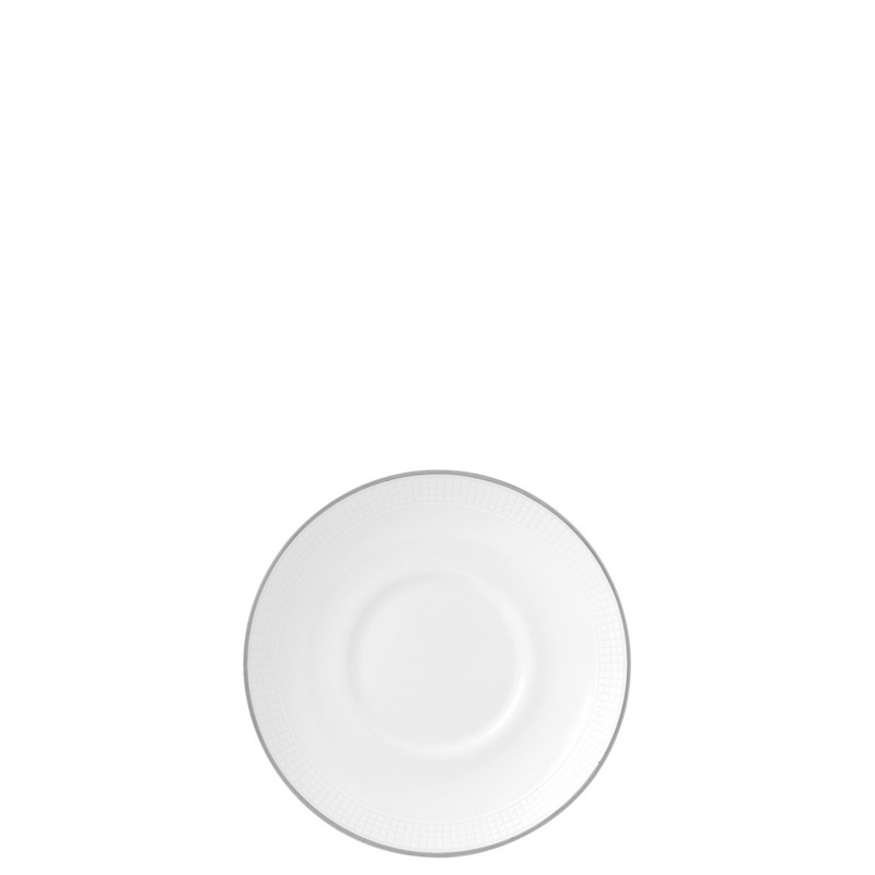 Vera Wang Blanc Sur Blanc Espresso Saucer - L'Egizia