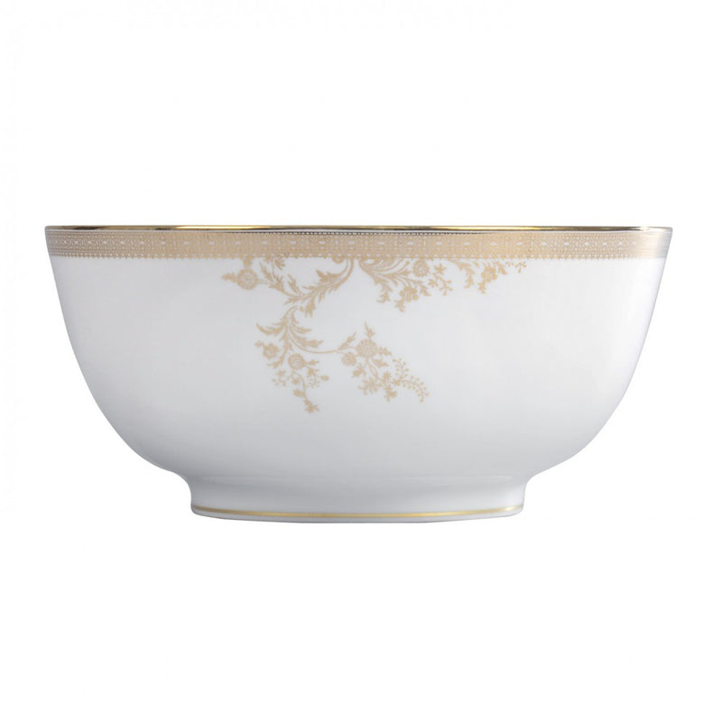 Vera Wang Lace Gold Salad Bowl 25cm - L'Egizia