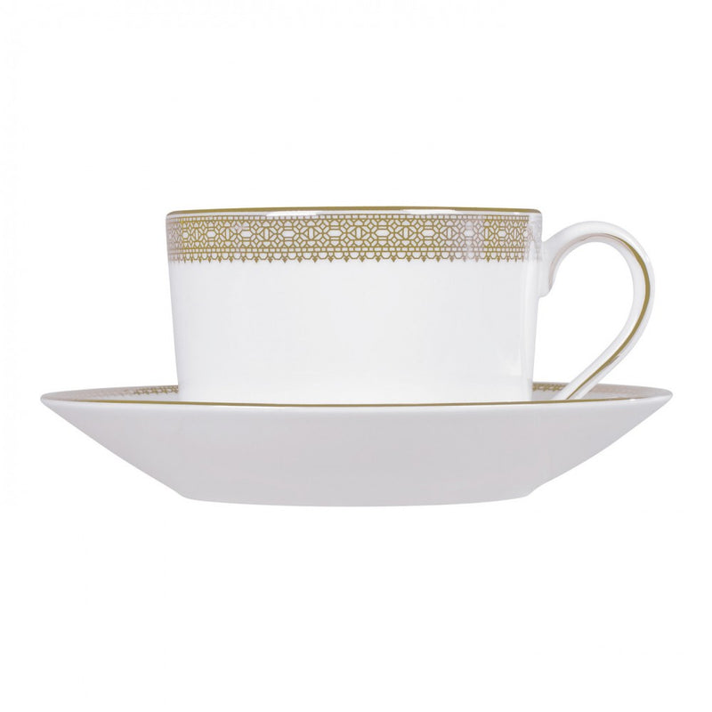 Vera Wang Lace Gold Tea Saucer - L'Egizia