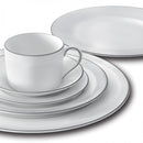 Vera Wang Blanc Sur Blanc Plate 27 cm - L'Egizia